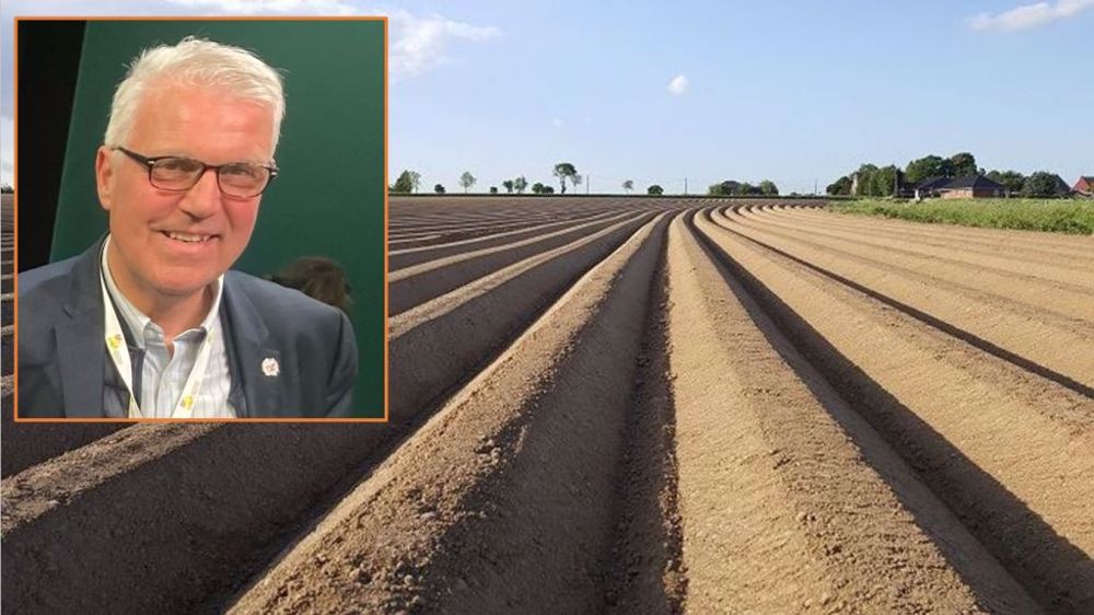Arnaud Delacour, président du Groupement interprofessionnel de valorisation de la pomme de terre, milite pour le développement de l'assurance paramétrique dans la filière. (©Terre-net Média)