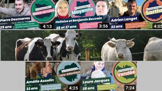 Pierre, Helloïse/Benjamin, Adrien, Amélie et Laure ont remporté le prix à l'installation 2022 dans les Pays de la Loire. Pierre, Helloïse/Benjamin, Adrien, Amélie et Laure ont remporté le prix à l'installation 2022 dans les Pays de la Loire.