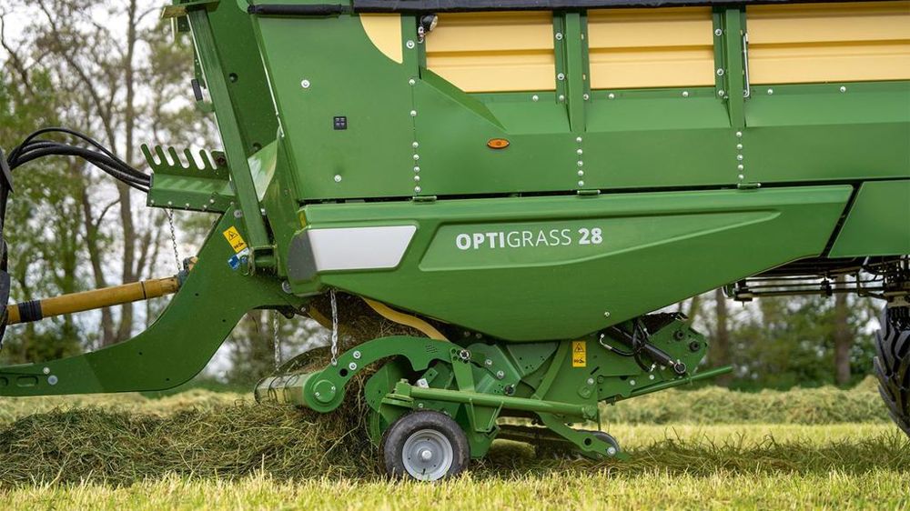 Krone RX ZX Remorque Autochargeuse Optigrass