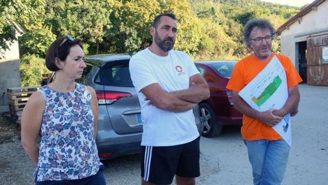 Audrey Gillos Thierry Gillos et Jean-Pierre Manteaux.