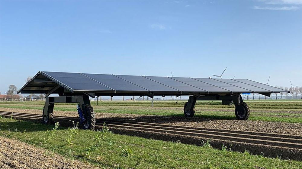 H2arvester Robot Agrivoltaisme