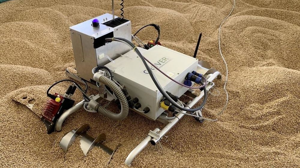 Crover Robot Grain Silo