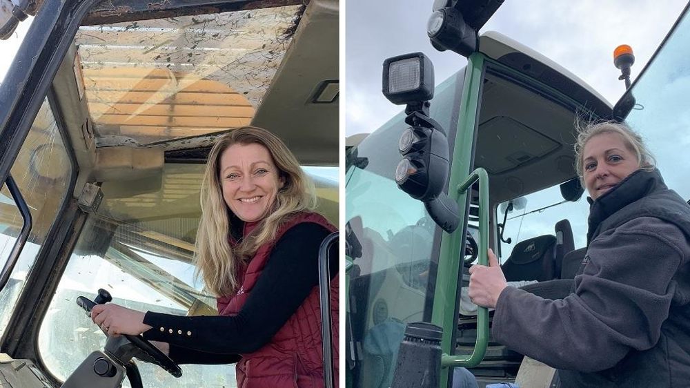 Adeline Hermant et Ariane Dereumaux agricultrices