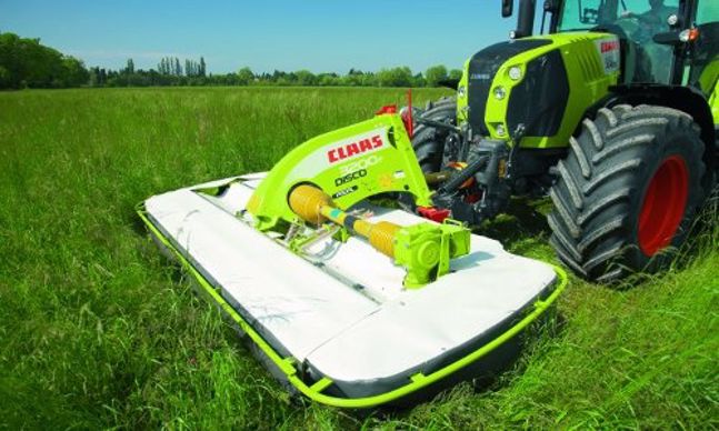 Faucheuse frontale Claas à disques 2014