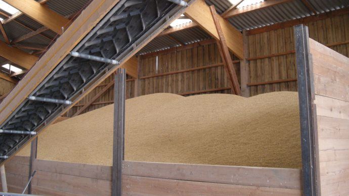 Silo de blé tendre
