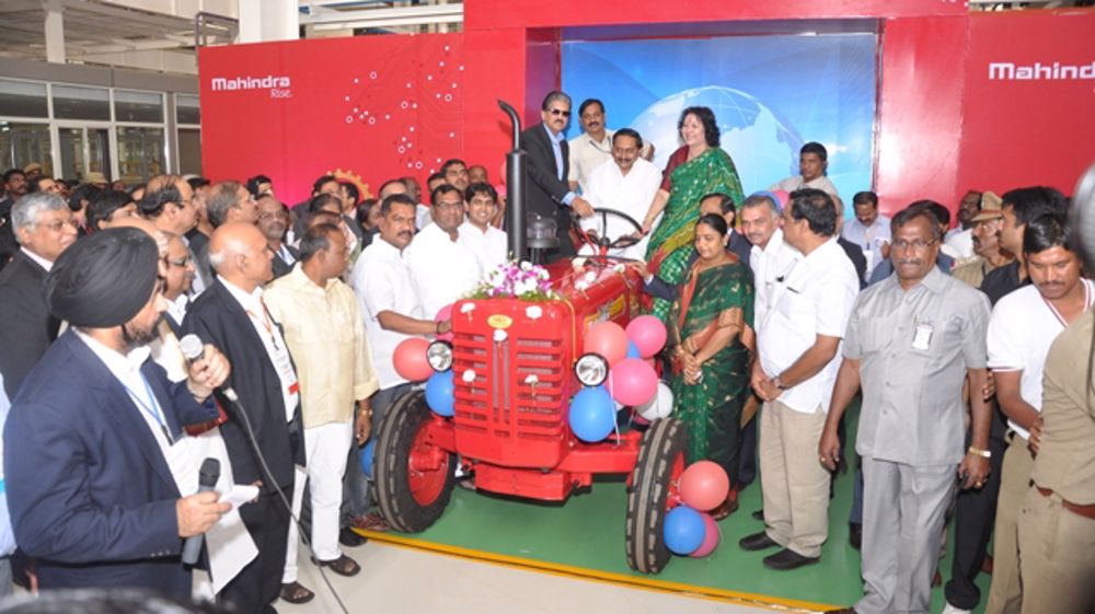 Une usine de tracteur ultramoderne pour Mahindra
