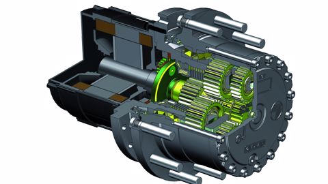 Motoréducteur électrique pour transmission haute puissance Motoréducteur électrique pour transmission haute puissance