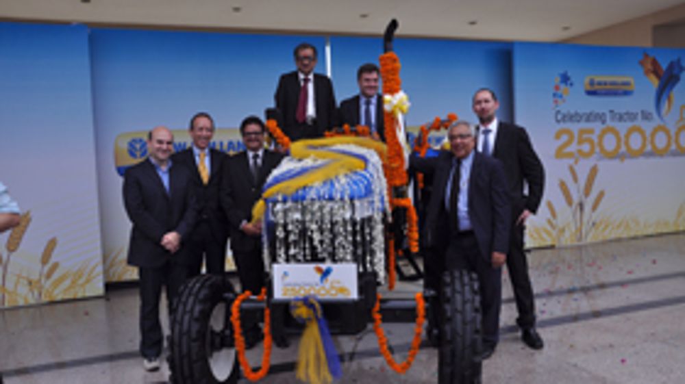 New Holland a construit 250 000 tracteurs en Inde New Holland a construit 250 000 tracteurs en Inde