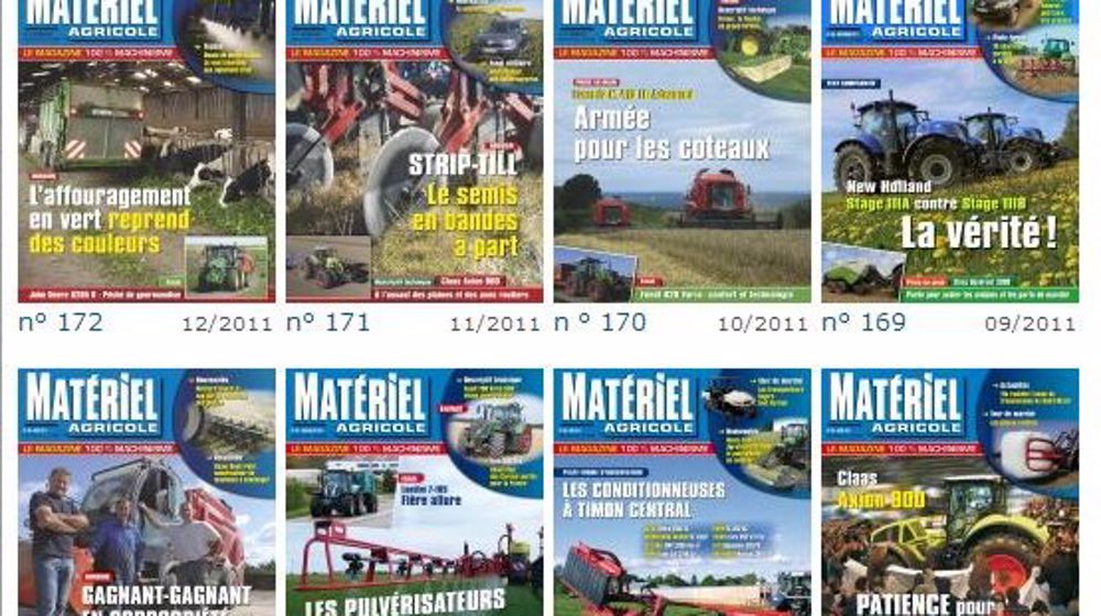 Les archives de Matériel Agricole sont en ligne ! Les archives de Matériel Agricole sont en ligne !
