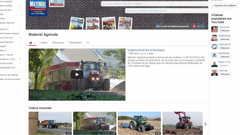 Déjà 1 000 abonnés à notre page Youtube Déjà 1 000 abonnés à notre page Youtube