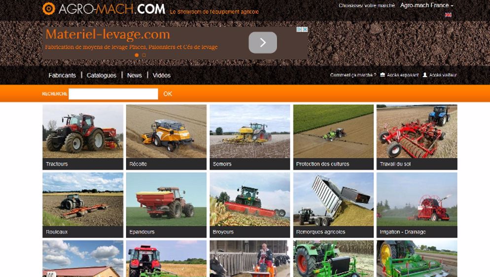 Un salon virtuel du machinisme agricole