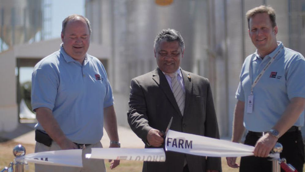 Inauguration de la ferme africaine d'Agco