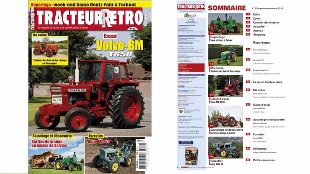 Tracteur rétro n°52 vient de paraître !