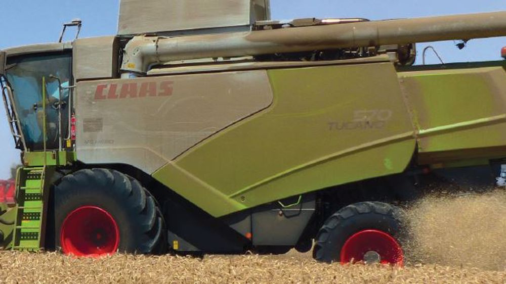Claas Tucano 570 : opération Lexionisation