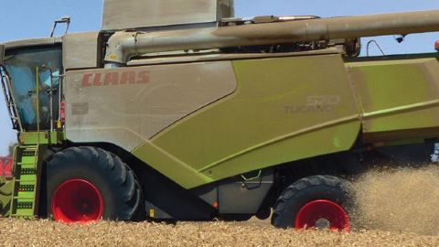 Claas Tucano 570 : opération Lexionisation Claas Tucano 570 : opération Lexionisation