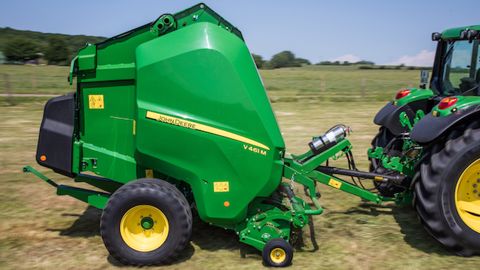 Des presses à balles rondes John Deere à la carte