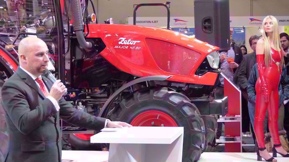 Le tracteur Zetor Major HS 80 change de look Le tracteur Zetor Major HS 80 change de look