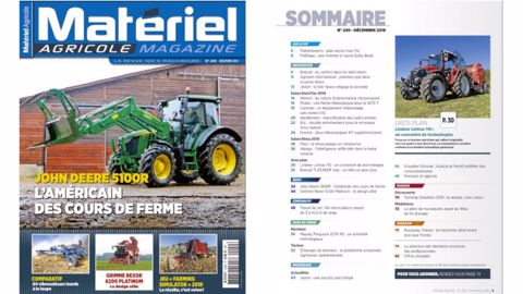 Matériel Agricole n°249 bientôt dans votre boîte aux lettres ou en kiosque !