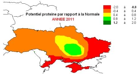Potentiel PS par rapport à la normale au 25 juin 2011. Cliquer pour agrandir.