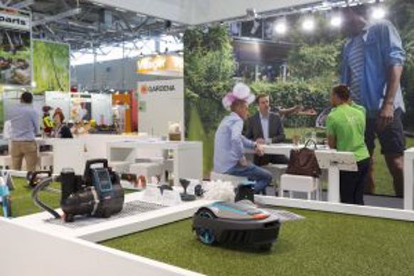 Sonderfläche IVG Power Place Akku 2018, GARDENA, Halle 6