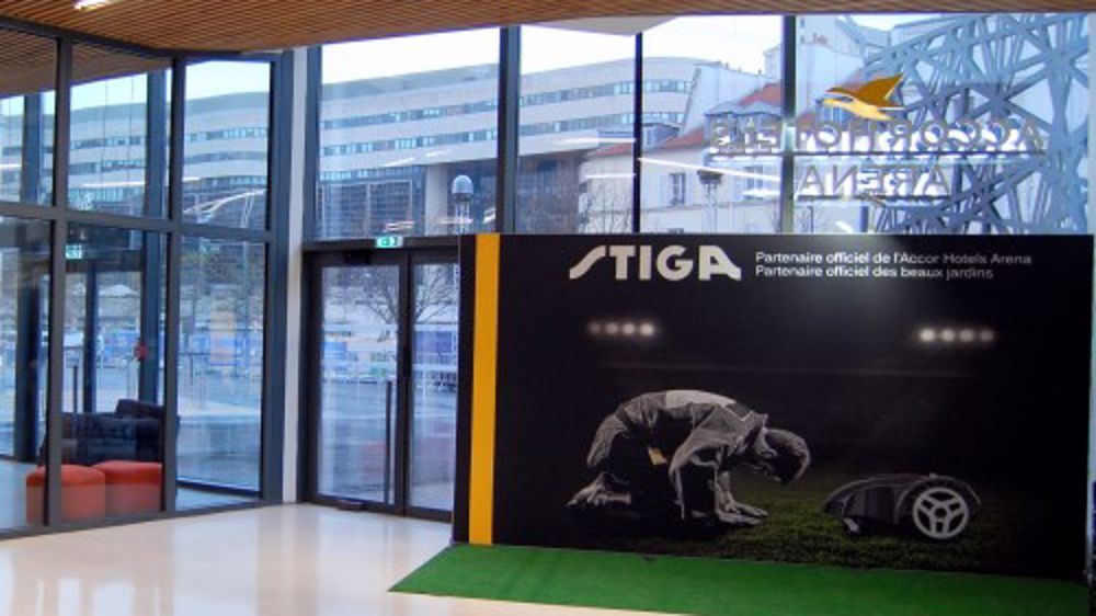 Stiga : un partenariat avec l'AccorHotels Arena de Bercy
