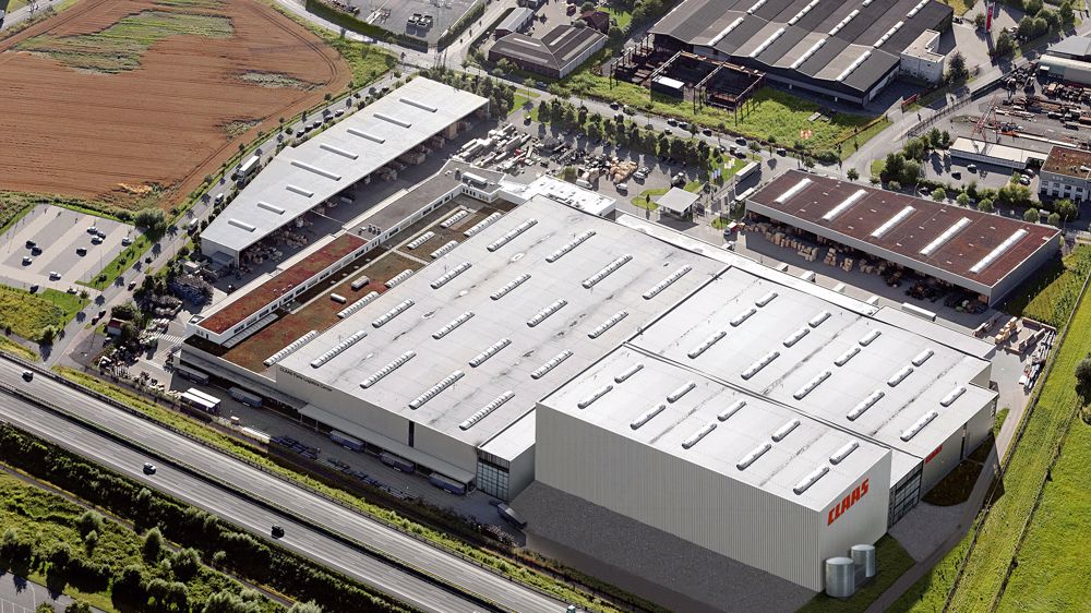 Entrepôt logistique de Claas à Hamm Entrepôt logistique de Claas à Hamm