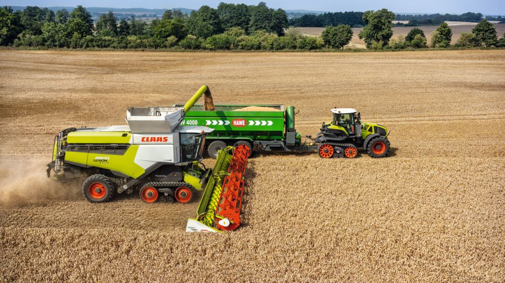 Les moissonneusesbatteuses Claas Lexion évoluent en douceur Les moissonneusesbatteuses Claas Lexion évoluent en douceur