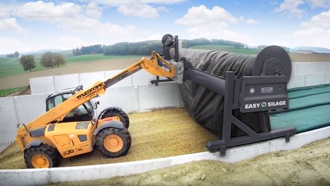 Easy Silage facilite la couverture des silos Easy Silage facilite la couverture des silos