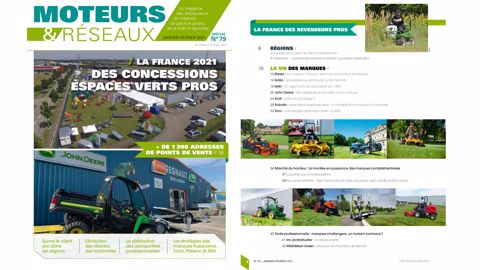 Moteurs & Réseaux : la France 2021 des concessions espaces verts pros Moteurs & Réseaux : la France 2021 des concessions espaces verts pros