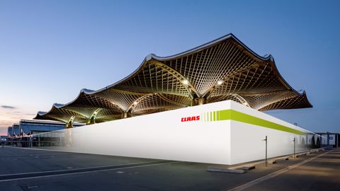 Quatre pavillons pour Claas à l’Agritechnica Quatre pavillons pour Claas à l’Agritechnica