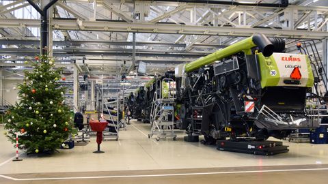 Claas relance sa production de batteuses Claas relance sa production de batteuses