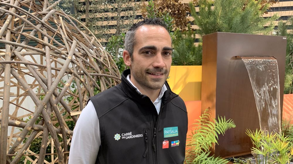 Le nouveau maître jardinier Franck Serra.