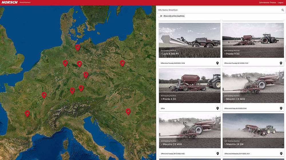 Horsch connecte ses machines Horsch connecte ses machines