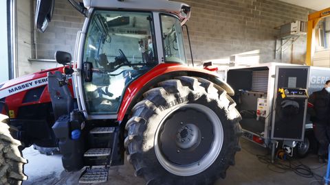 Essai Massey Ferguson 5S.125 : passage au banc et mesures Essai Massey Ferguson 5S.125 : passage au banc et mesures