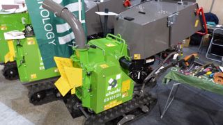 Le modèle Ohashi ES101GH présenté au salon Paysalia en décembre 2021.