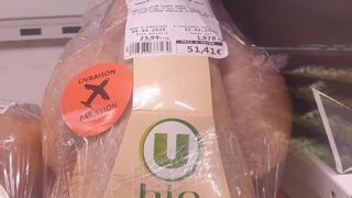 Un poulet bio vendu 51 € par Système U Un poulet bio vendu 51 € par Système U