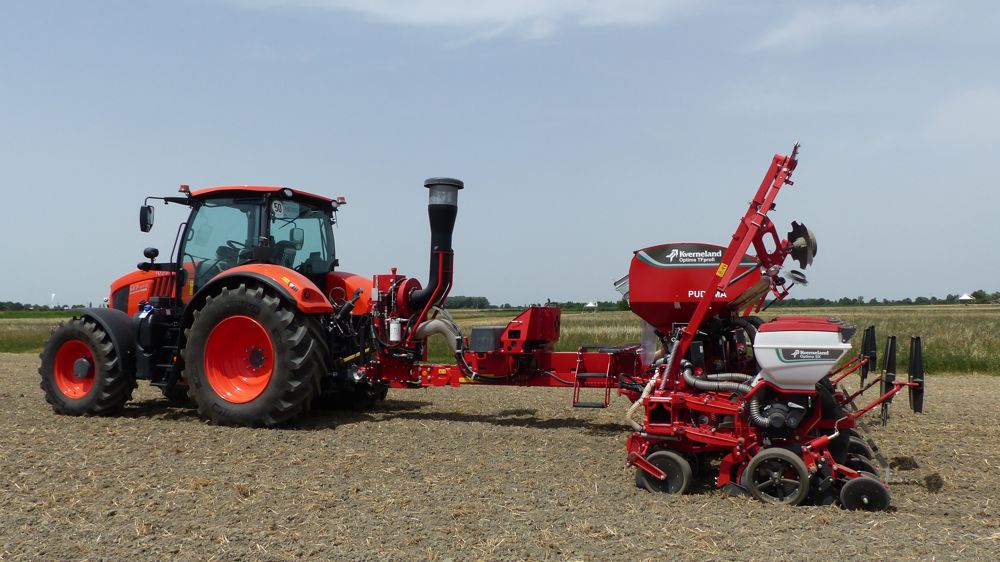 L’engrais starter ultra-localisé avec l'enfouisseur Pudama de Kverneland