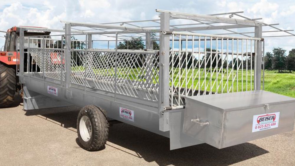 Un râtelier de fourrage connecté