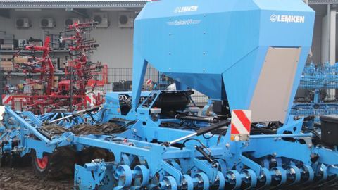 Le combiné de semis Solitair DT de Lemken est le futur remplaçant du Solitair Compact. © P. Denis/GFA