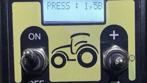 Le boîtier de la solution de télégonflage Agriwin-Eco ne comprend que deux boutons. © Sodijantes