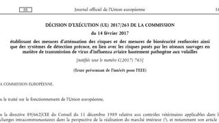 L’Europe complète la liste des mesures de précaution L’Europe complète la liste des mesures de précaution