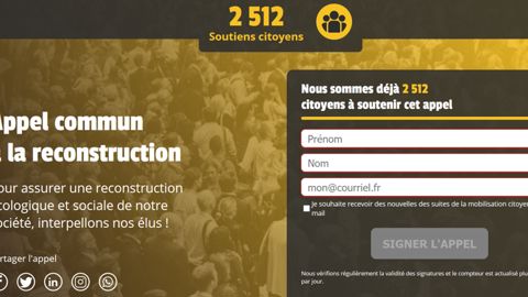 Un appel pour reconstruire le monde en mieux Un appel pour reconstruire le monde en mieux