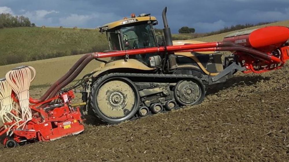 Deux barres de semis