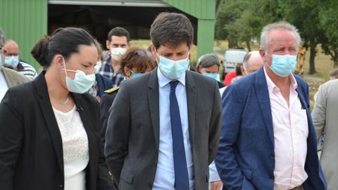 Le ministre constate les dégâts de la sécheresse Le ministre constate les dégâts de la sécheresse