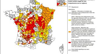 79 départements soumis à des restrictions en eau 79 départements soumis à des restrictions en eau