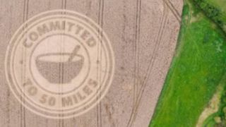 Un dessin dans le blé pour défendre l’agriculture locale Un dessin dans le blé pour défendre l’agriculture locale
