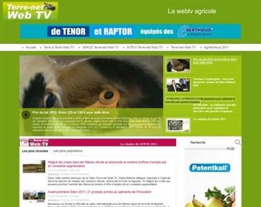 Forte du succès que vous avez accordé à Terre-net Web TV depuis près de 5 ans, toute l'équipe Terre-net a le plaisir de vous présenter son tout nouveau portail internet, entièrement dédié à la Web TV agricole.