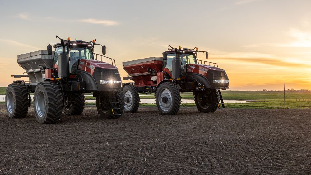 Distributeur d'amendements automoteur Case IH Trident 5550 Distributeur d'amendements automoteur Case IH Trident 5550