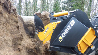 Une scie de désilage pour les godets Une scie de désilage pour les godets