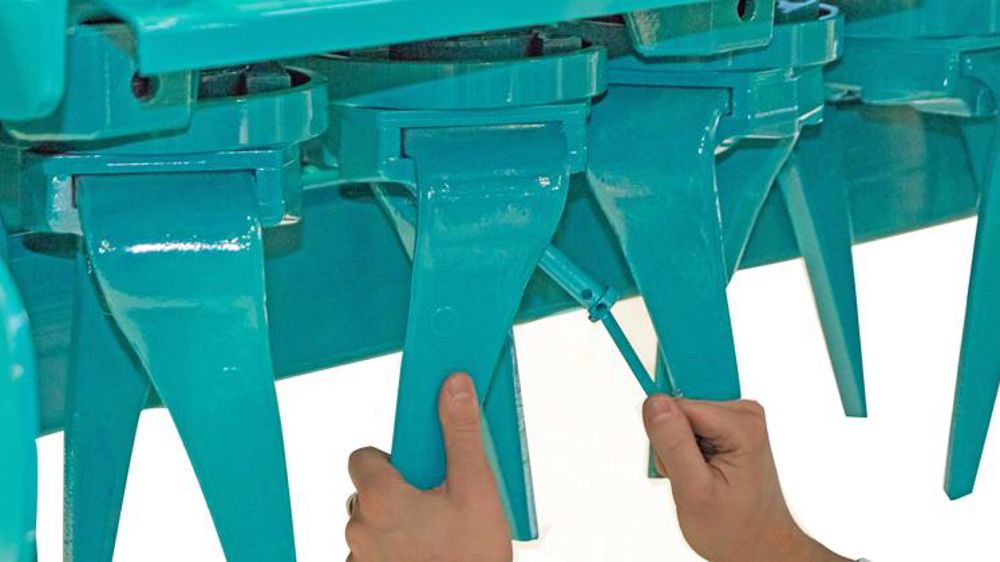 Le démontage des dents de herse entièrement revu